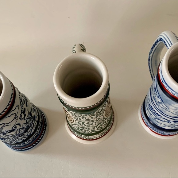 Vintage  Avon  steins mugs ceramic set of 3 - Picture 3 of 11